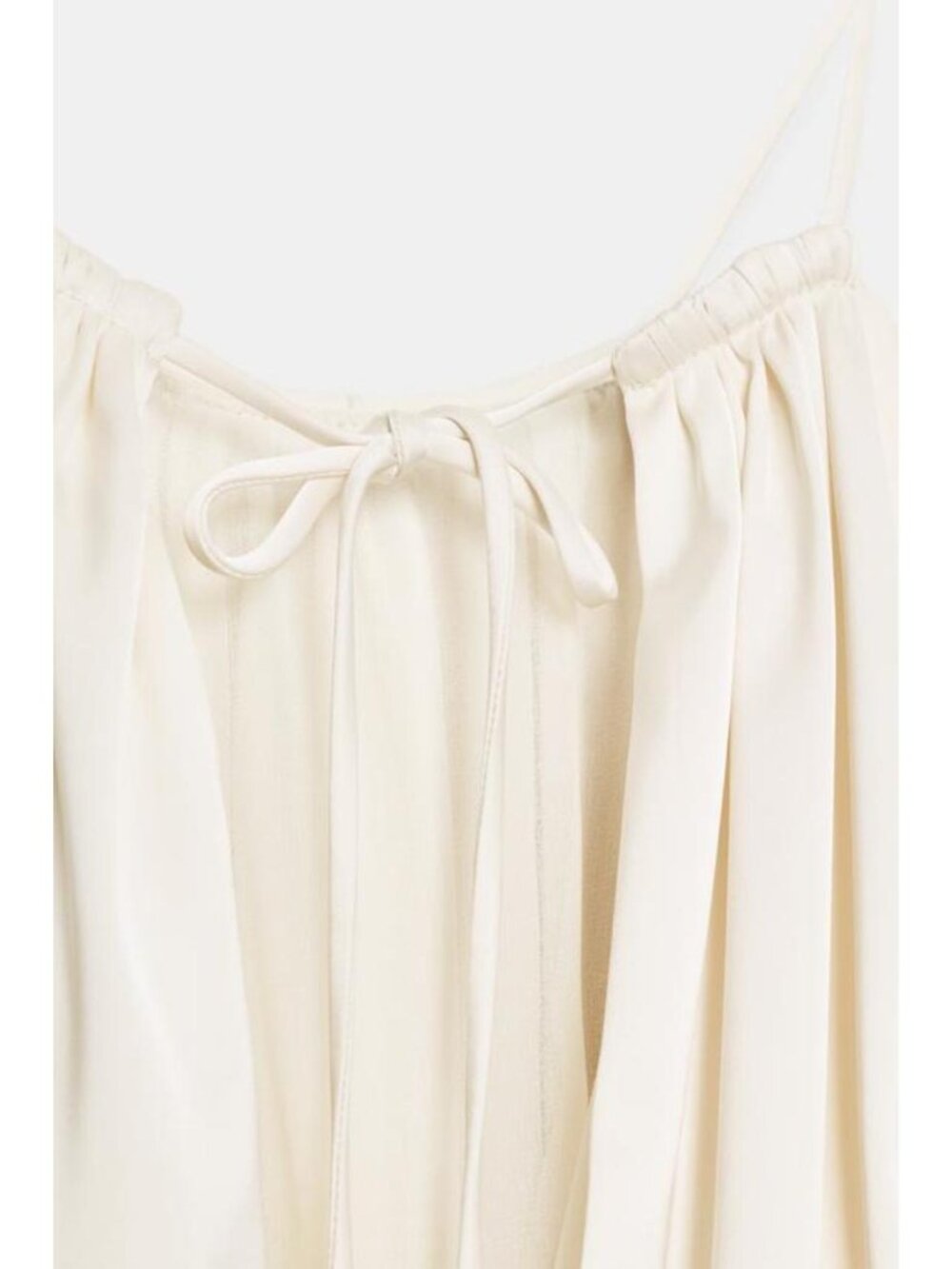 ZARA SATIN BALLOON HALTER CROP TOP - Picture 8 of 8